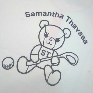 Samantha Thavasa - サマンサタバサ ポロシャツ S キャラクター バックプリント