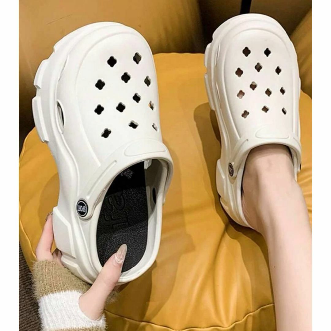 【♡新品・送料無料♡】厚底　クロックスタイプ　サンダル レディースの靴/シューズ(サンダル)の商品写真