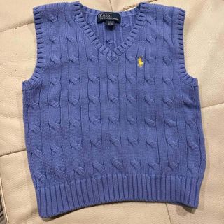 ポロラルフローレン(POLO RALPH LAUREN)の未着用！ 24m ラルフローレン  入園 結婚 フォーマル ニット ベスト (ニット)