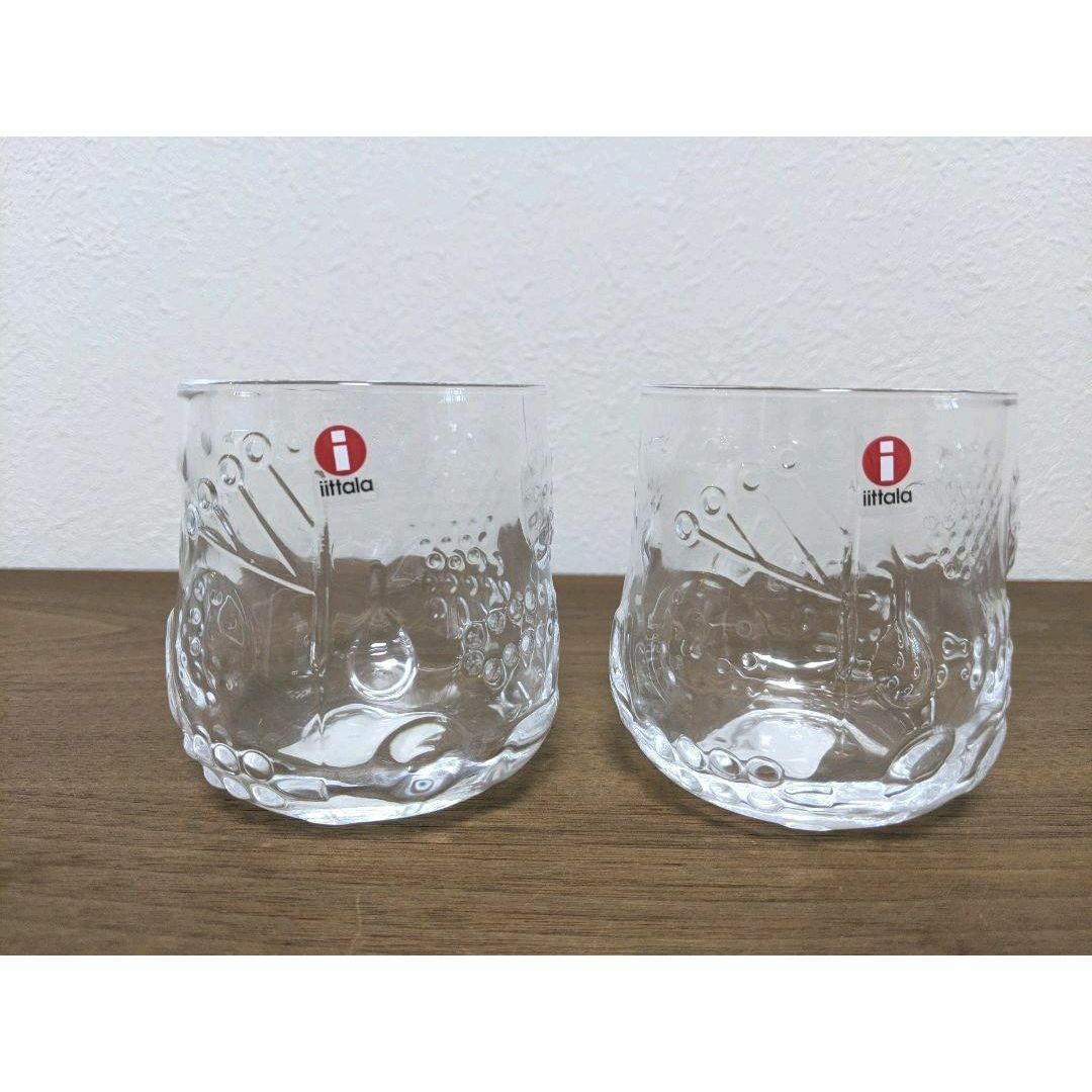 iittala(イッタラ)のイッタラ　フルッタ　タンブラー　クリア　2点　新品 インテリア/住まい/日用品のキッチン/食器(グラス/カップ)の商品写真