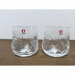 イッタラ(iittala)のイッタラ　フルッタ　タンブラー　クリア　2点　新品(グラス/カップ)