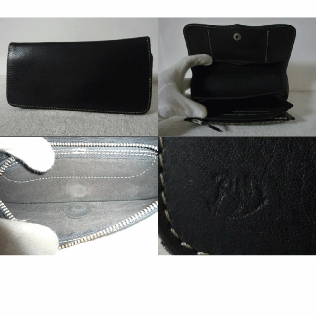 REDMOON(レッドムーン)のレッドムーン　REDMOON　レザー　ブラック　黒　長財布　ロングウォレット メンズのファッション小物(長財布)の商品写真