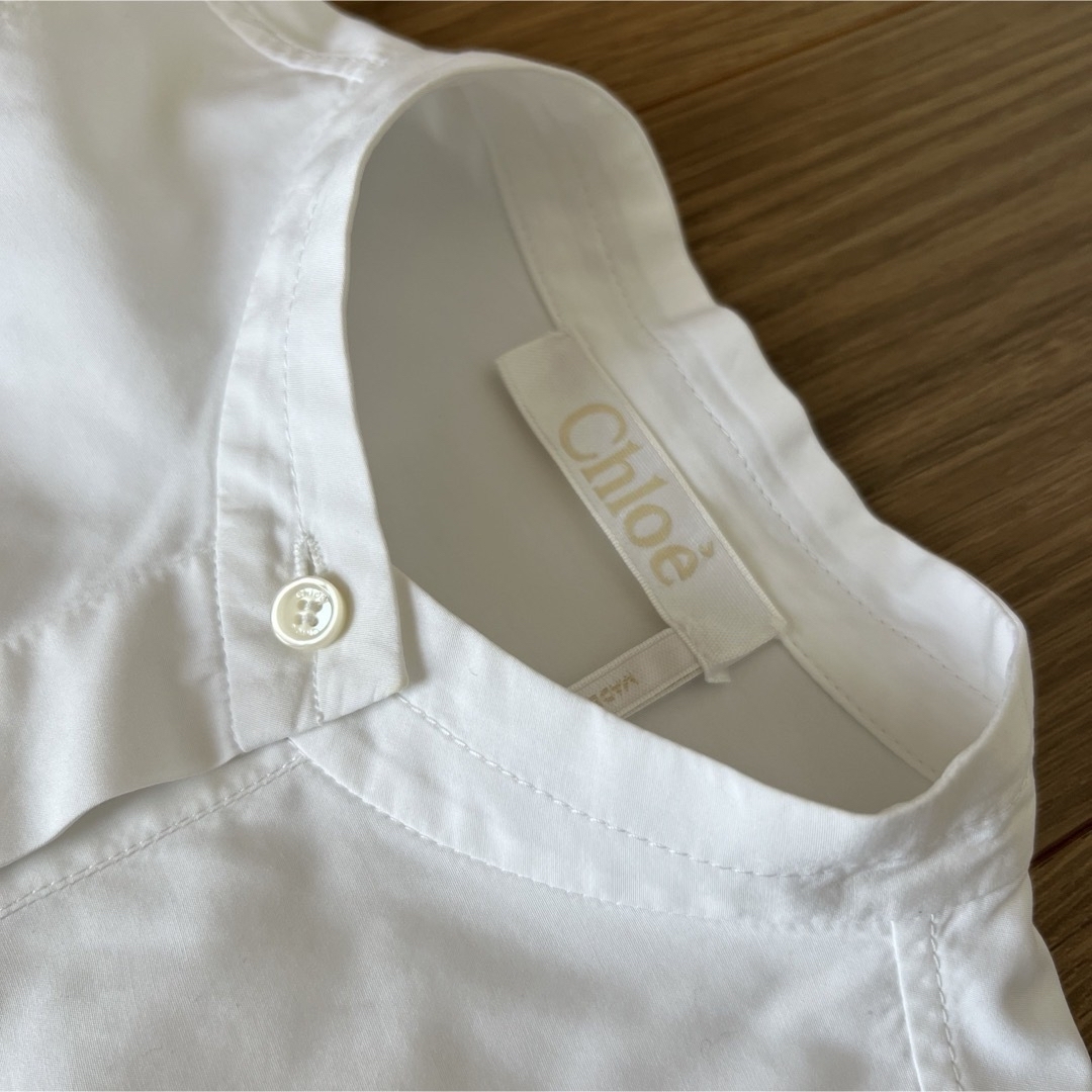 Drawer(ドゥロワー)の定価15万程 Chloe drawer ポプリンシャツ。 レディースのトップス(シャツ/ブラウス(長袖/七分))の商品写真