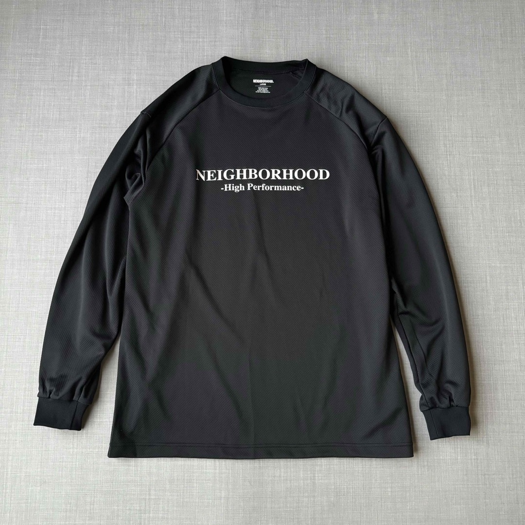 NEIGHBORHOOD(ネイバーフッド)の極美品 NEIGHBORHOOD TECK Long Sleeve ブラック L メンズのトップス(Tシャツ/カットソー(七分/長袖))の商品写真