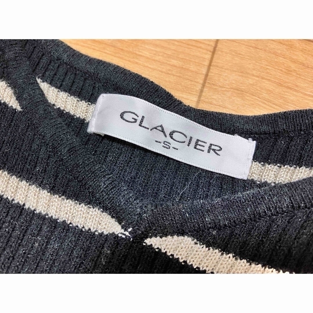 GLACIER(グラシア)のGLACIER グラシア ボーダー 半袖 トップス レディース Sサイズ レディースのトップス(Tシャツ(半袖/袖なし))の商品写真