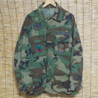 古着　U.S. AIR FORCE 　BDUジャケット　MEDIUM-LONG(ミリタリージャケット)