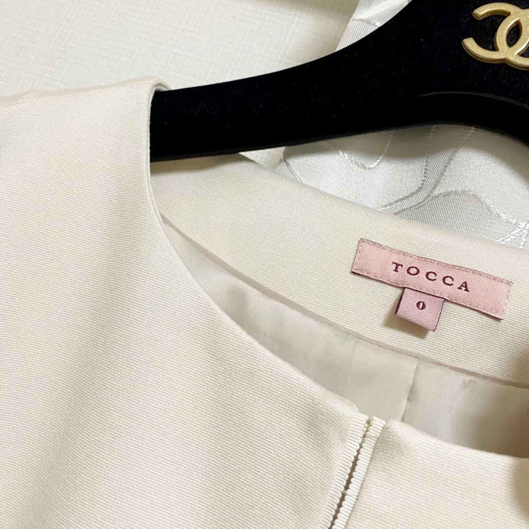 TOCCA(トッカ)の美品 TOCCA♡ LUMINOUS ノーカラージャケット 0 レディースのジャケット/アウター(ノーカラージャケット)の商品写真
