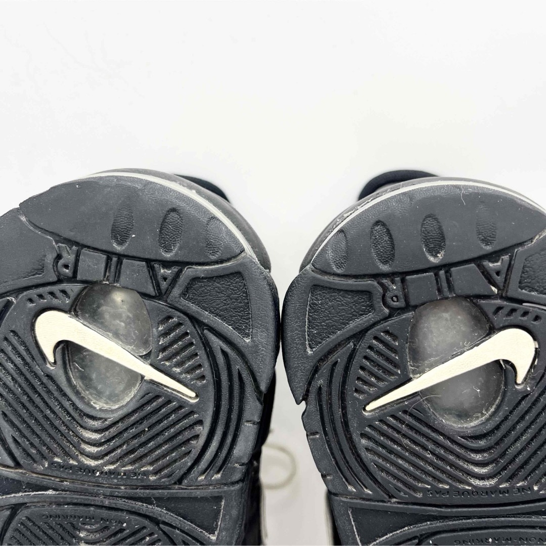 NIKE(ナイキ)の美品 ナイキ エアモア アップテンポ ブラックカモ 迷彩 日本未発売 黒 刺繍 レディースの靴/シューズ(スニーカー)の商品写真