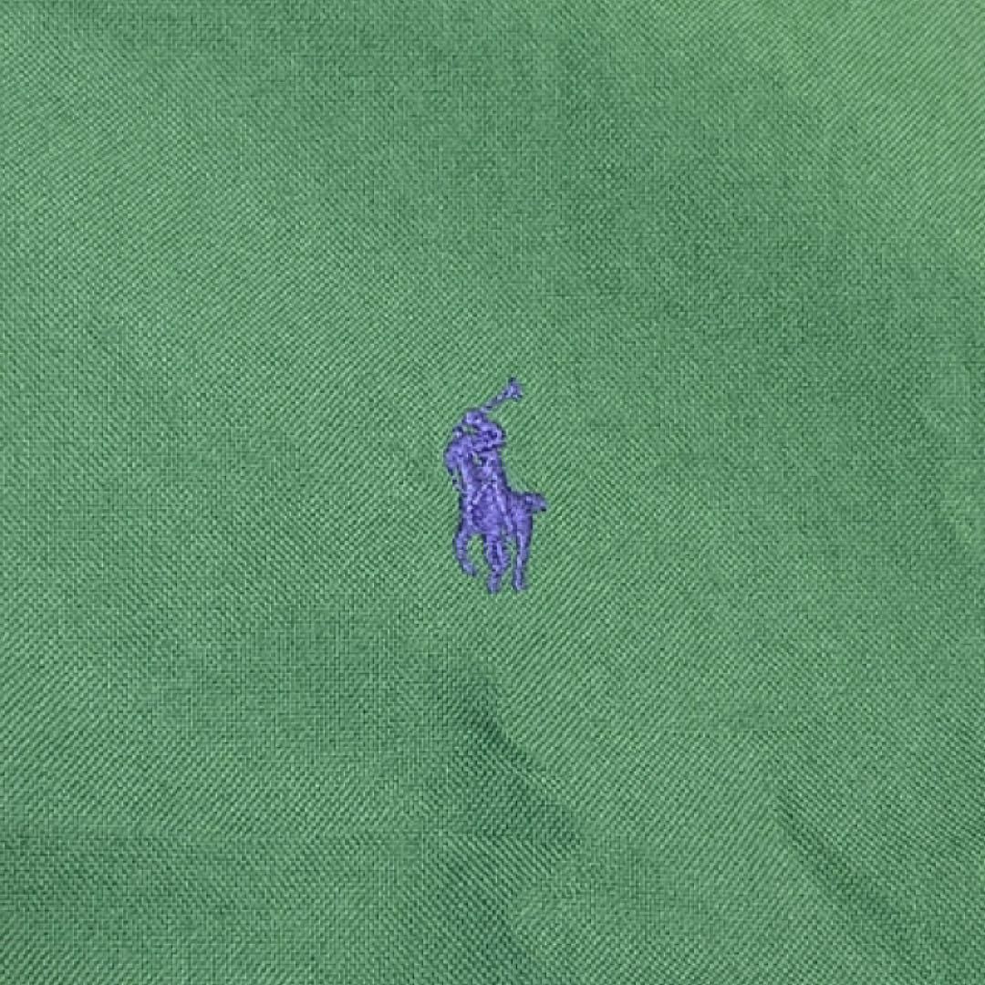 Ralph Lauren(ラルフローレン)のRALPH LAUREN ラルフローレン シャツ長袖 無地 刺繍ロゴ グリーン メンズのトップス(Tシャツ/カットソー(七分/長袖))の商品写真