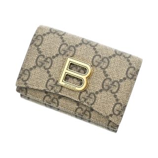 グッチ(Gucci)のGUCCI グッチ 財布・コインケース - グレー系(総柄) 【古着】【中古】(財布)