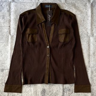 VINTAGE Western ビンテージ ウエスタン スエードレザー シャツ(シャツ/ブラウス(長袖/七分))