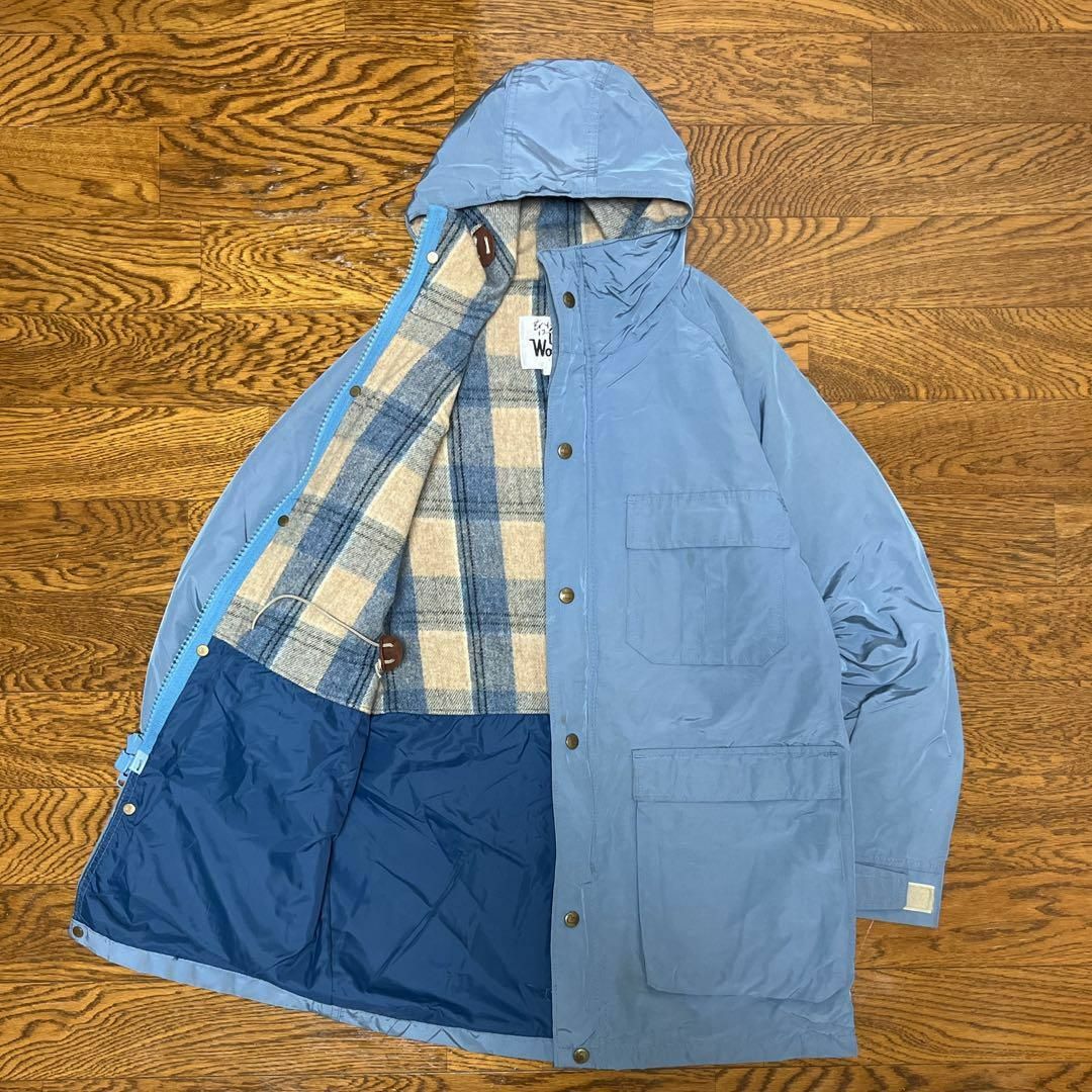 WOOLRICH(ウールリッチ)の70s Woolrich ウールリッチ マウンテンパーカー 水色 メンズのジャケット/アウター(マウンテンパーカー)の商品写真