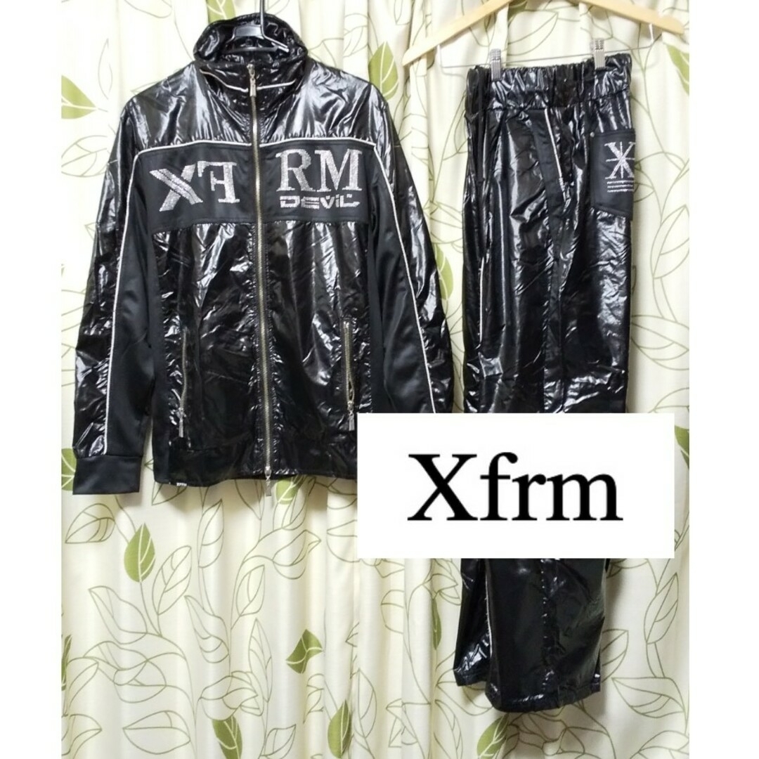 Xfrm(トランスフォーム)のxfrm　セットアップ　ナイロンジャケット　ジャージ　メンズL相当 メンズのジャケット/アウター(ナイロンジャケット)の商品写真