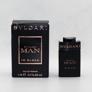 ブルガリ(BVLGARI)の未使用 ブルガリ マン イン ブラック EDP 5ml  BVLGARI MAN(香水(男性用))