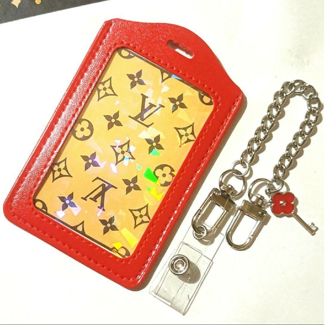 LOUIS VUITTON(ルイヴィトン)の希少♥♣LOUIS VUITTON♠♦モノグラムトランプ１枚　新品パスケース付⑬ レディースのファッション小物(パスケース/IDカードホルダー)の商品写真