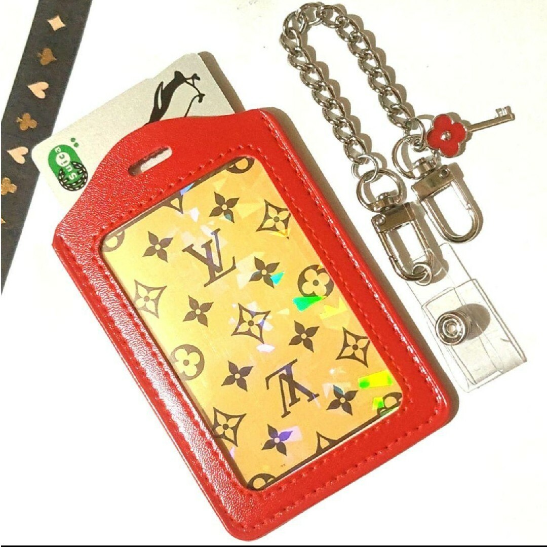 LOUIS VUITTON(ルイヴィトン)の希少♥♣LOUIS VUITTON♠♦モノグラムトランプ１枚　新品パスケース付⑬ レディースのファッション小物(パスケース/IDカードホルダー)の商品写真