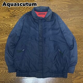 AQUA SCUTUM - 90s 英国製 Aquascutum アクアスキュータム ナイロンジャケット