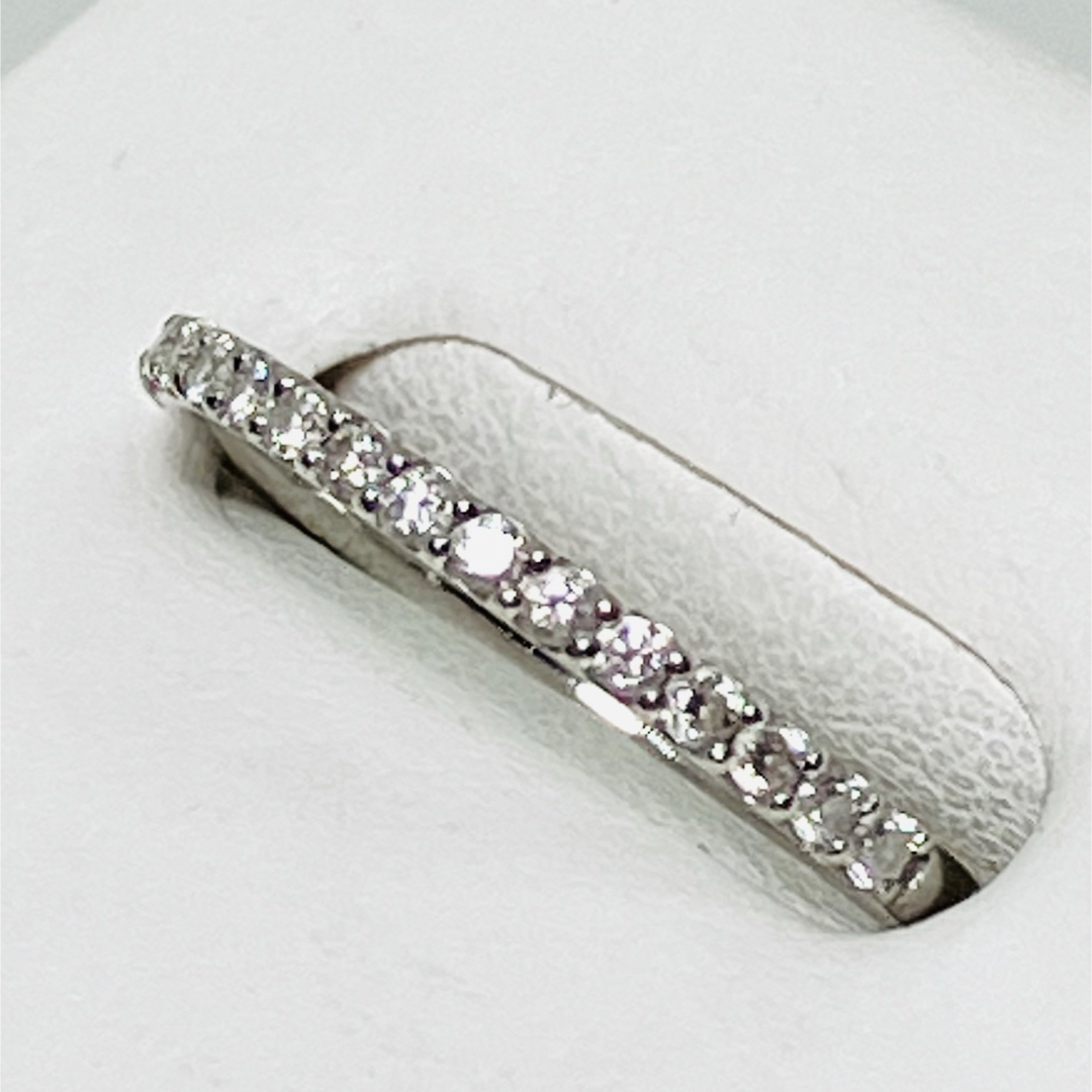 K18WG ダイヤモンド ハーフエタニティー リング D:0.22ct レディースのアクセサリー(リング(指輪))の商品写真