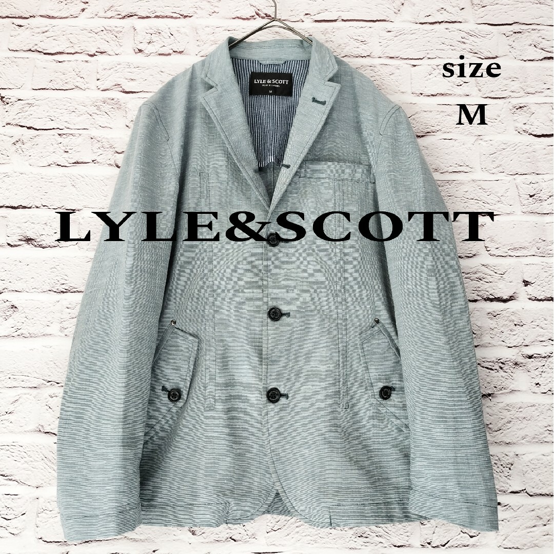 LYLE&SCOTT(ライルアンドスコット)の【リネン混】LYLE&SCOTT ネップ地 スプリング ジャケット メンズのジャケット/アウター(テーラードジャケット)の商品写真