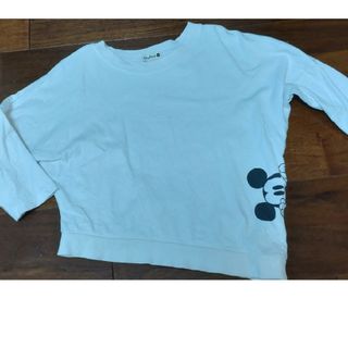 ブランシェス(Branshes)のミッキー　変形ロンＴ 100(Tシャツ/カットソー)