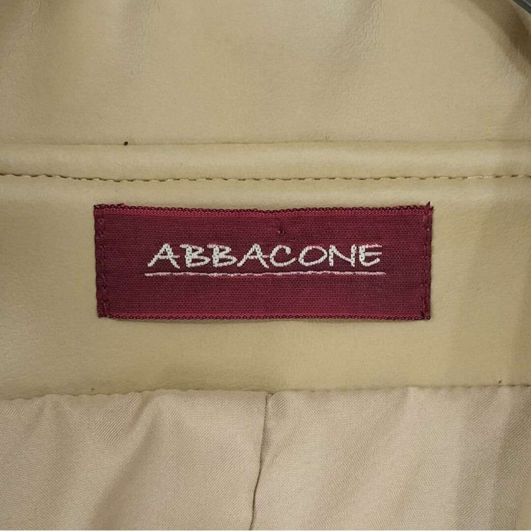【軽量】ABBACONE フェイクレザー&ニット ドッキング ジャケット レディースのジャケット/アウター(その他)の商品写真