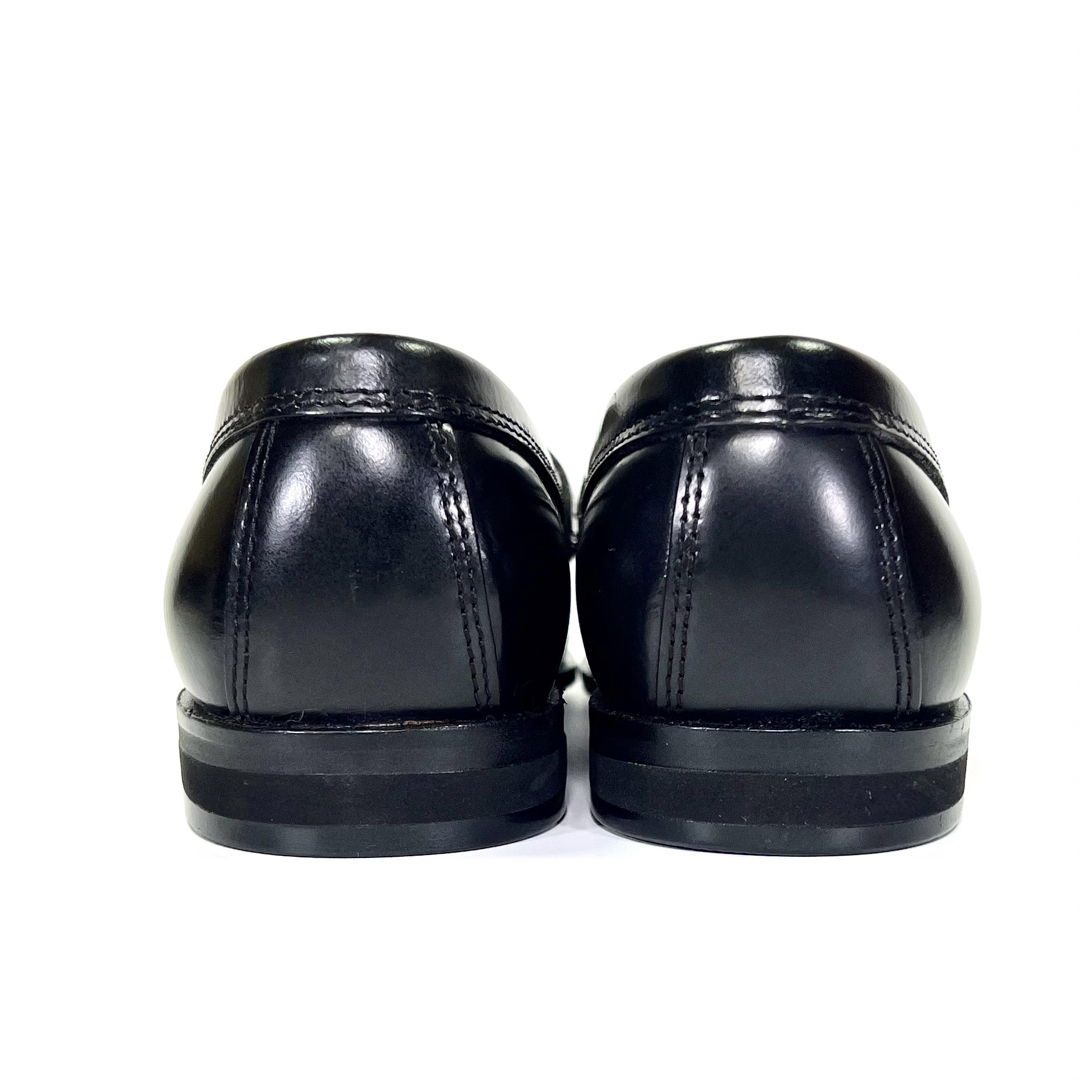 MUJI (無印良品)(ムジルシリョウヒン)の【新品未使用】無印良品 MUJI ペニー コインローファー 黒 24.5 レディースの靴/シューズ(ローファー/革靴)の商品写真