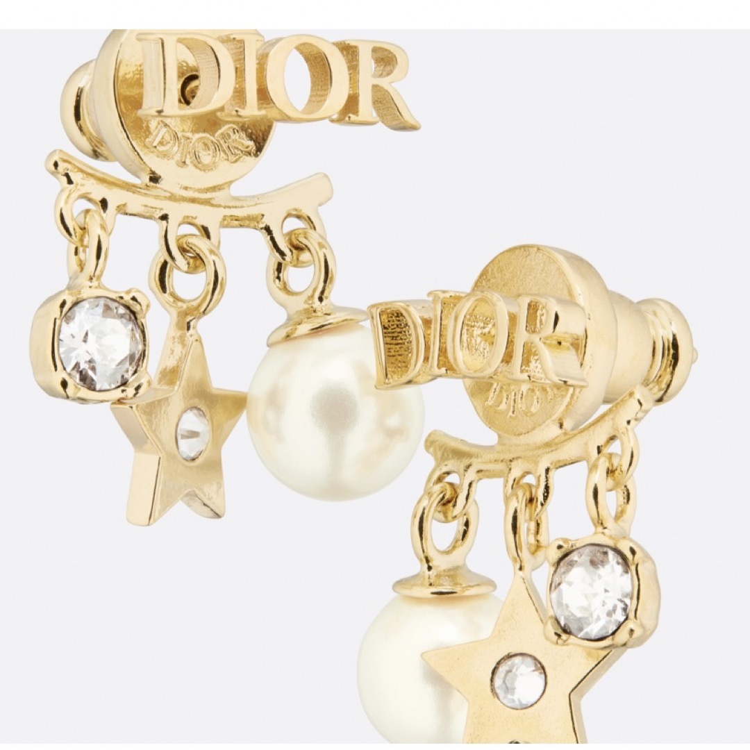 Christian Dior(クリスチャンディオール)のDior ピアス　メタル・レジンパール・クリスタル レディースのアクセサリー(ピアス)の商品写真