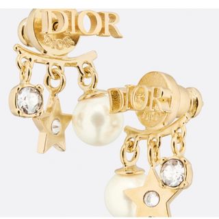 クリスチャンディオール(Christian Dior)のDior ピアス　メタル・レジンパール・クリスタル(ピアス)