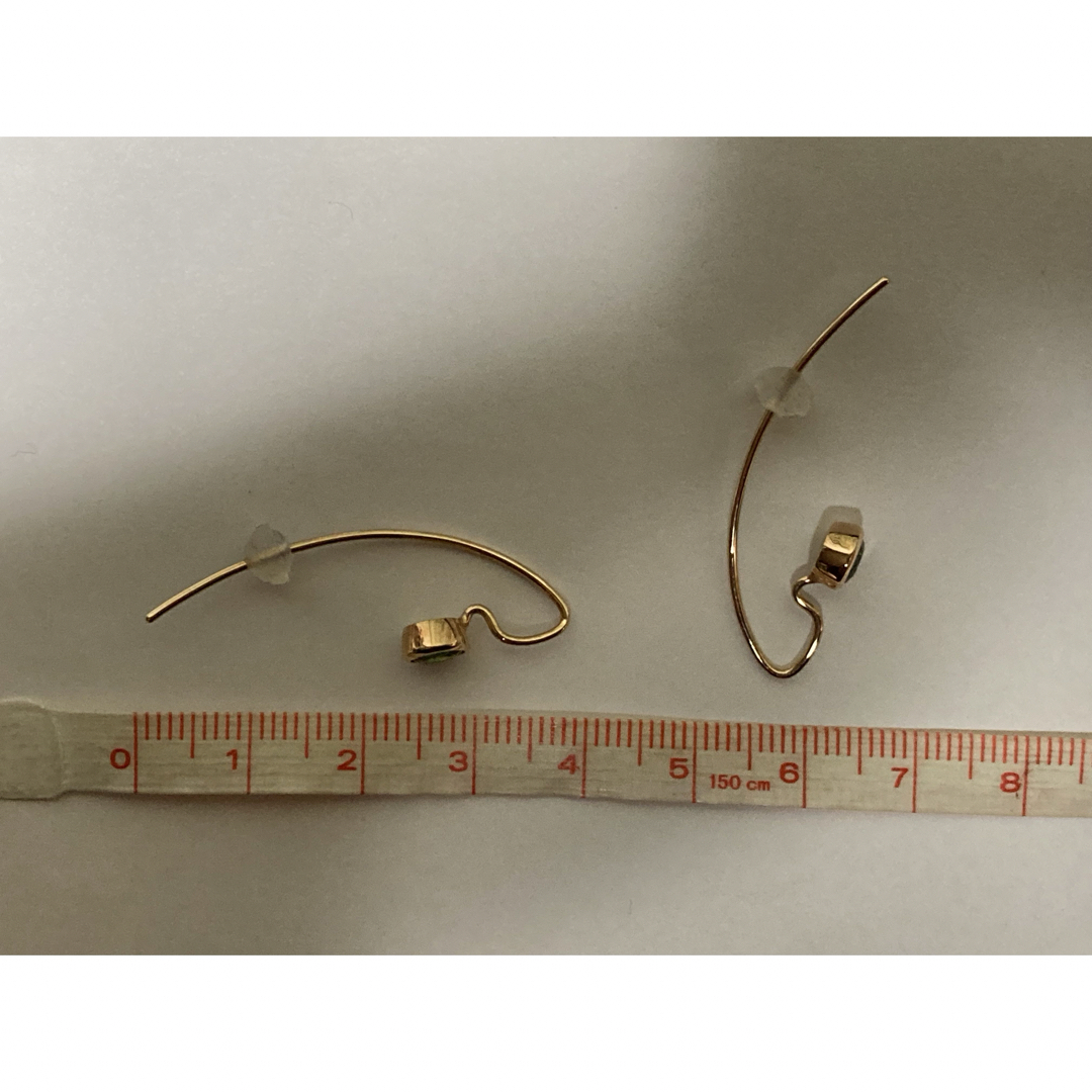 美品 hirotaka ヒロタカ クロムダイオプサイド フック ピアス k10 美品 hirotaka ヒロタカ クロムダイオプサイド フック ピアス k10
