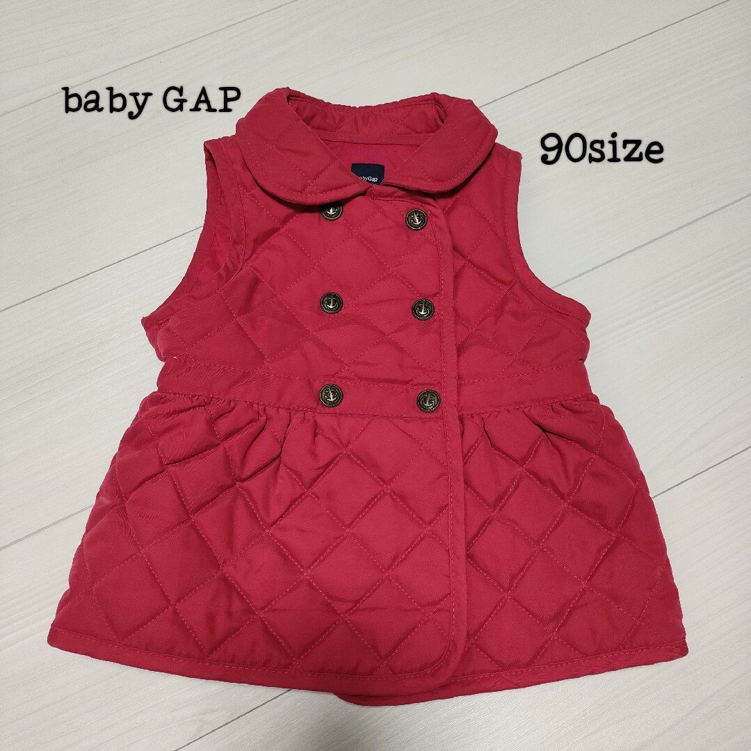 babyGAP(ベビーギャップ)のbaby GAP ベストダウン キッズ/ベビー/マタニティのベビー服(~85cm)(ジャケット/コート)の商品写真