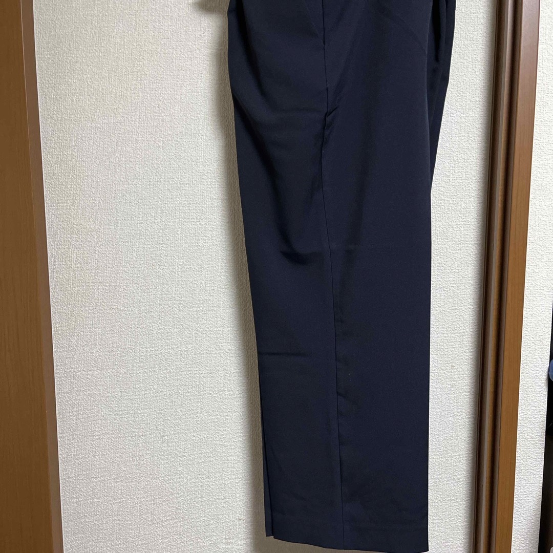 HONEYS(ハニーズ)のベルト付ストレートパンツ　ネイビー3L レディースのパンツ(その他)の商品写真