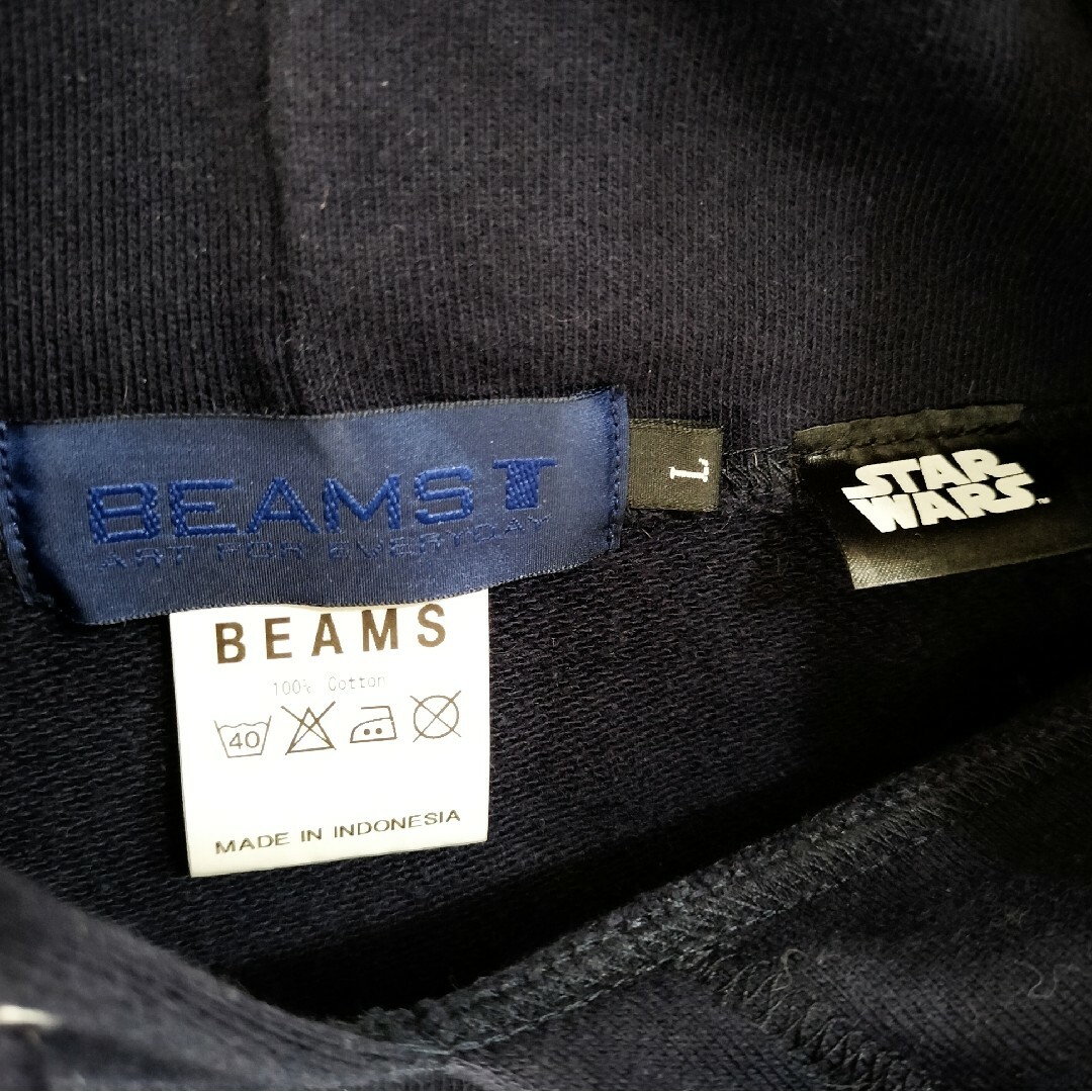 BEAMS(ビームス)の【コラボ】ビームス BEAMS×STAR WARS ヨーダ パーカー 美品 メンズのトップス(パーカー)の商品写真