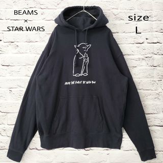 ビームス(BEAMS)の【コラボ】ビームス BEAMS×STAR WARS ヨーダ パーカー 美品(パーカー)