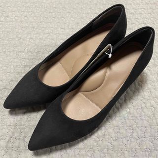 UNIQLO - UNIQLO ユニクロ　チャンキーヒール　パンプス　Black 23.5cm