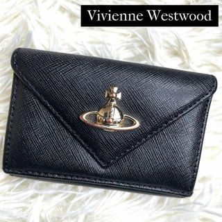 ヴィヴィアンウエストウッド(Vivienne Westwood)の⋟美品⋞ / ヴィヴィアンウエストウッド サフィアーノコンパクトレターウォレット(財布)