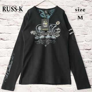 ラスケー(RUSS・K)の【未使用品タグ付き】ラスケー RUSS·K 両面 アームプリント ロンT(Tシャツ/カットソー(七分/長袖))