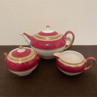 WEDGWOOD - ウェッジウッド　ユーランダー　パウダールビー　ティーポット　シュガーポット