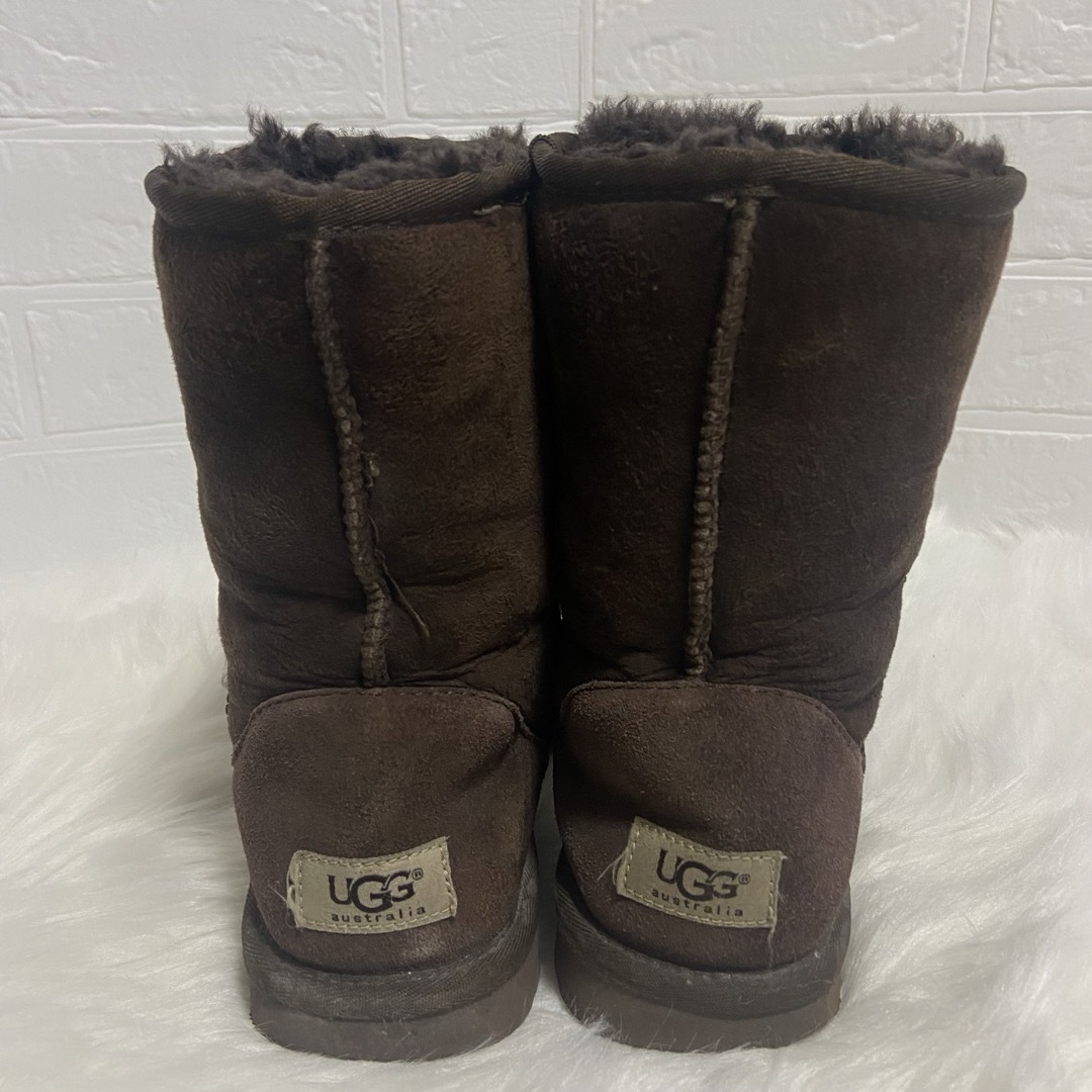 UGG AUSTRALIA(アグオーストラリア)のUGG アグ　ムートンブーツ　ブラウン　24cm レディースの靴/シューズ(ブーツ)の商品写真