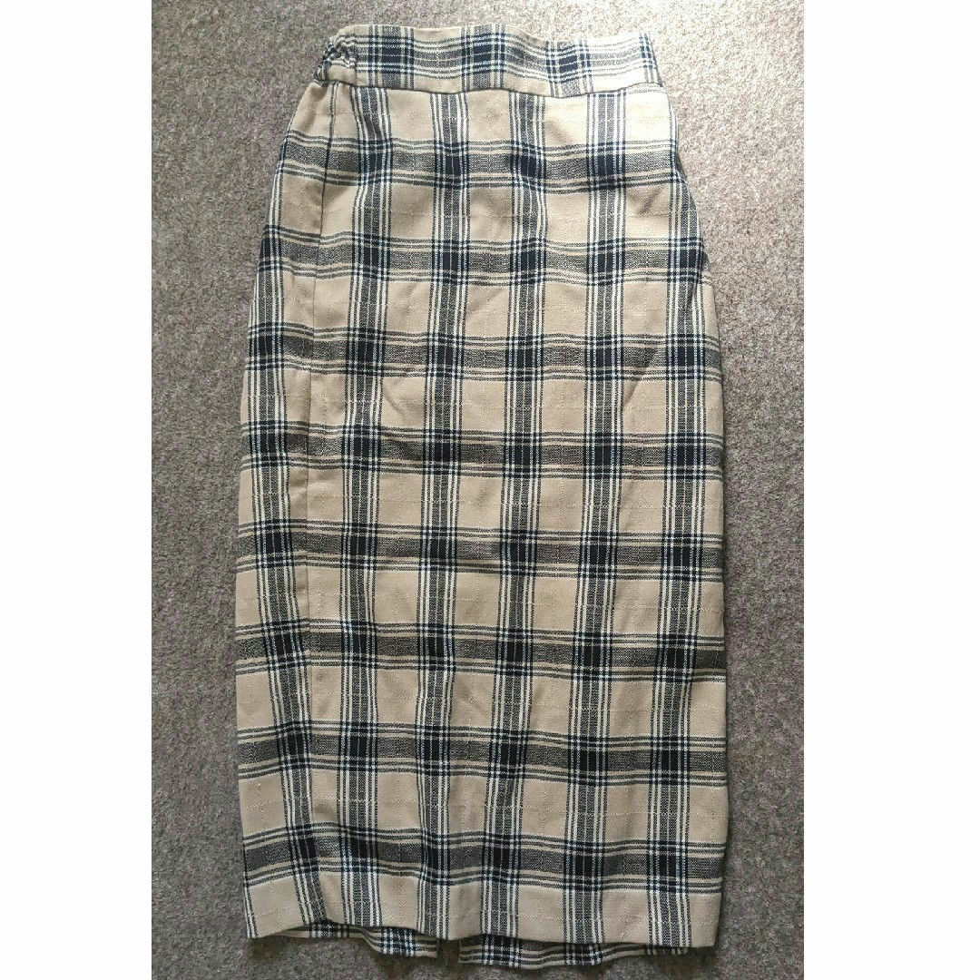 GU(ジーユー)のGU チェック柄ロングスカート　F レディースのスカート(ロングスカート)の商品写真