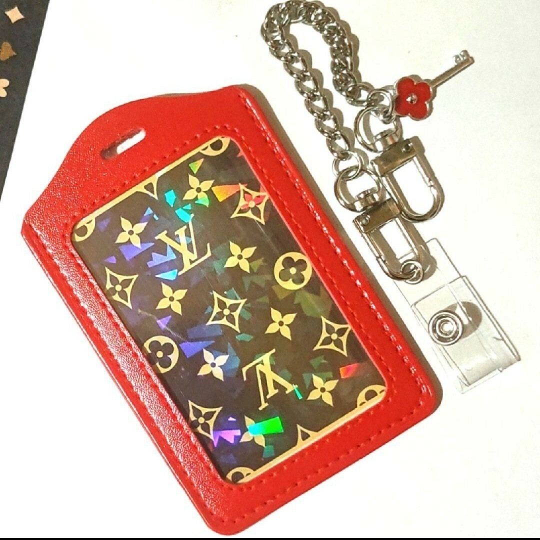 LOUIS VUITTON(ルイヴィトン)の希少♥♣LOUIS VUITTON♠♦モノグラムトランプ１枚　新品パスケース付⑮ レディースのファッション小物(パスケース/IDカードホルダー)の商品写真