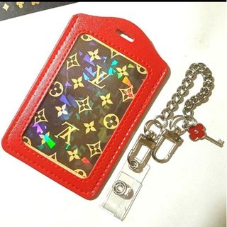 ルイヴィトン(LOUIS VUITTON)の希少♥♣LOUIS VUITTON♠♦モノグラムトランプ１枚　新品パスケース付⑮(パスケース/IDカードホルダー)