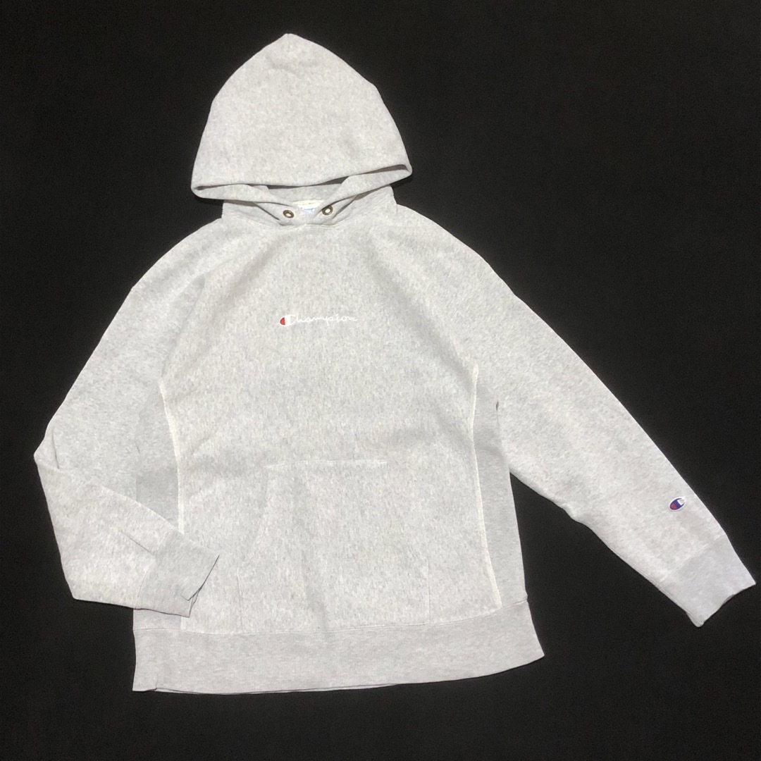 Champion(チャンピオン)のChampion Reverse Weave 青単色タグ復刻 hoodie メンズのトップス(パーカー)の商品写真