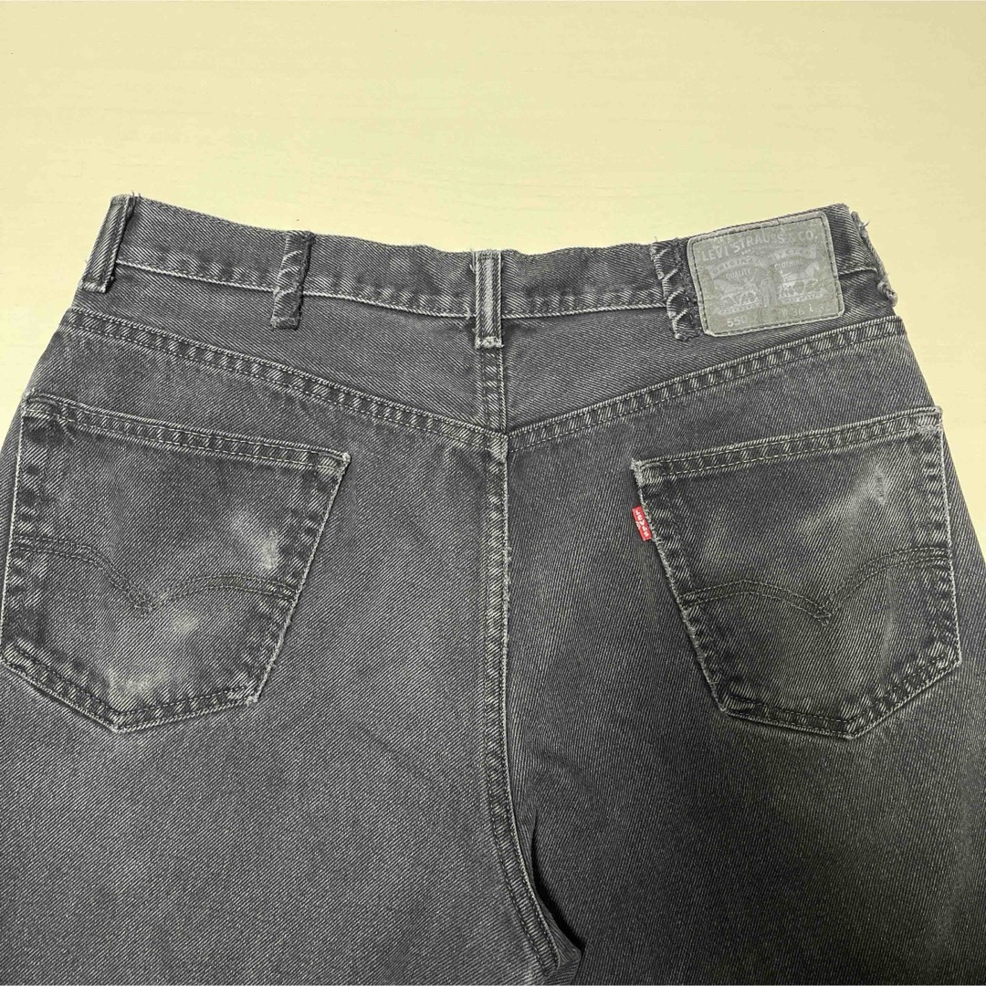 Levi's(リーバイス)のLevi's 550 Black リーバイス リラックスフィット スミ黒 後染め メンズのパンツ(デニム/ジーンズ)の商品写真