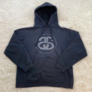 STUSSY - 希少✨old stussy ステューシー　SSロゴ　パーカー　Lサイズ