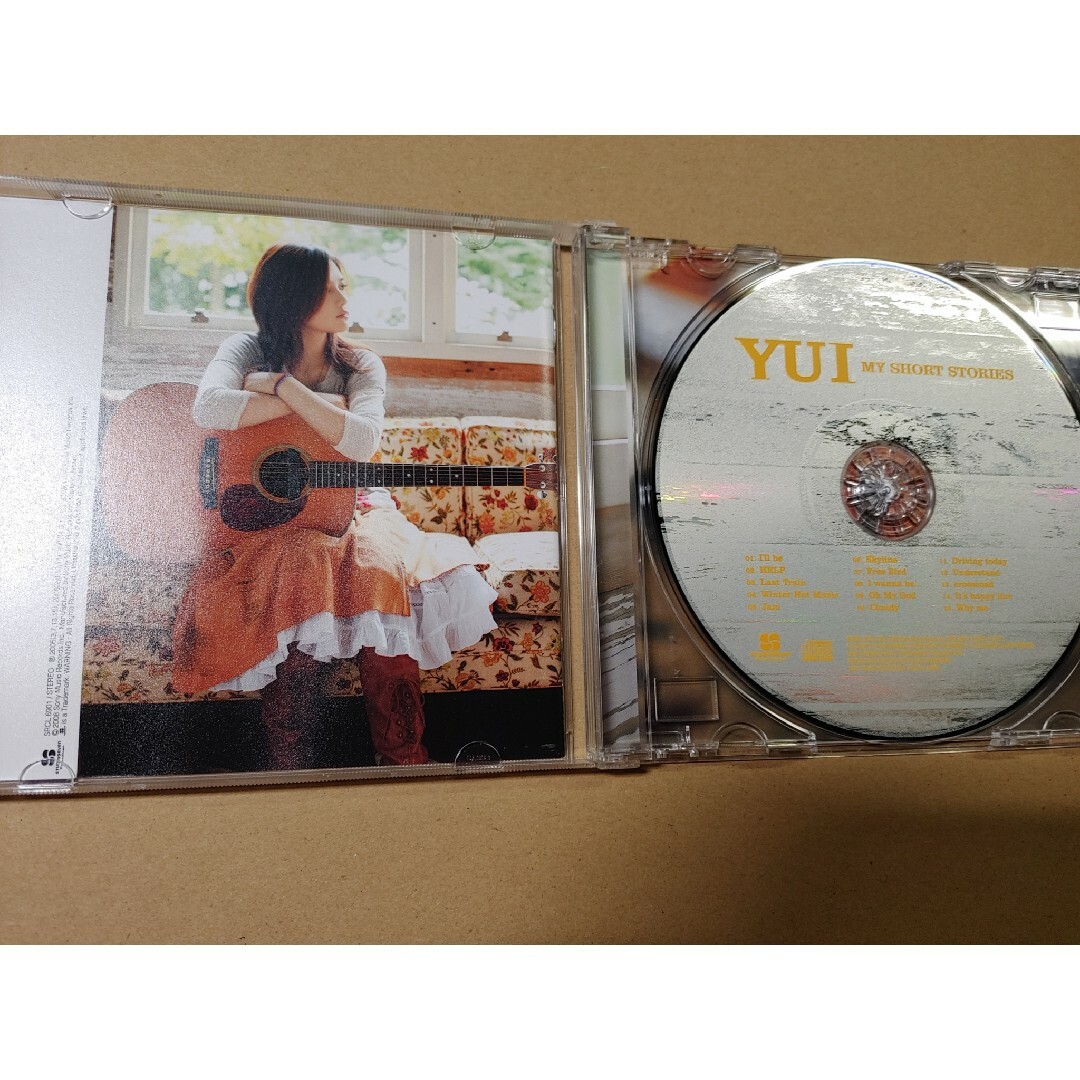 SONY(ソニー)のYUI MY SHORT STORIES CD　ユイ　ベストアルバム　BEST エンタメ/ホビーのCD(ポップス/ロック(邦楽))の商品写真