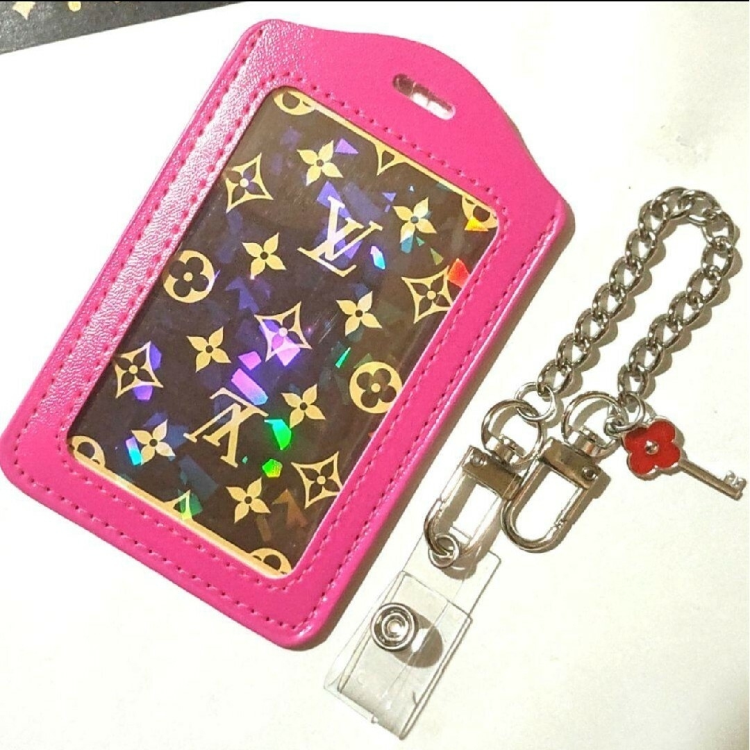 LOUIS VUITTON(ルイヴィトン)の希少♥♣LOUIS VUITTON♠♦モノグラムトランプ１枚　新品パスケース付⑭ レディースのファッション小物(パスケース/IDカードホルダー)の商品写真