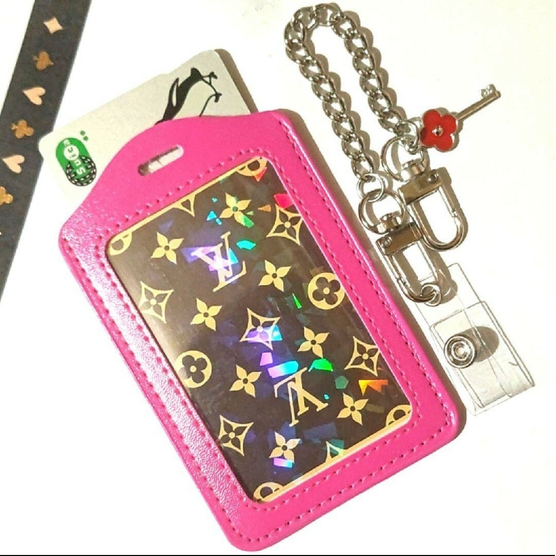 LOUIS VUITTON(ルイヴィトン)の希少♥♣LOUIS VUITTON♠♦モノグラムトランプ１枚　新品パスケース付⑭ レディースのファッション小物(パスケース/IDカードホルダー)の商品写真