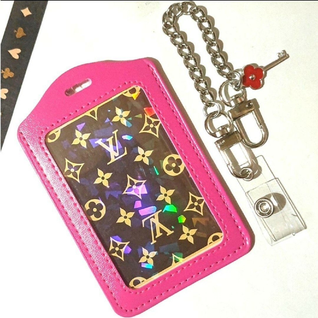 LOUIS VUITTON(ルイヴィトン)の希少♥♣LOUIS VUITTON♠♦モノグラムトランプ１枚　新品パスケース付⑭ レディースのファッション小物(パスケース/IDカードホルダー)の商品写真