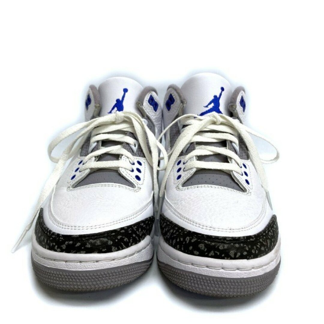 NIKE(ナイキ)の★NIKE ナイキ CT8532-145 AIR JORDAN 3 RETRO RACER BLUE ホワイト×ブルー×ブラック size25.5cm メンズの靴/シューズ(スニーカー)の商品写真