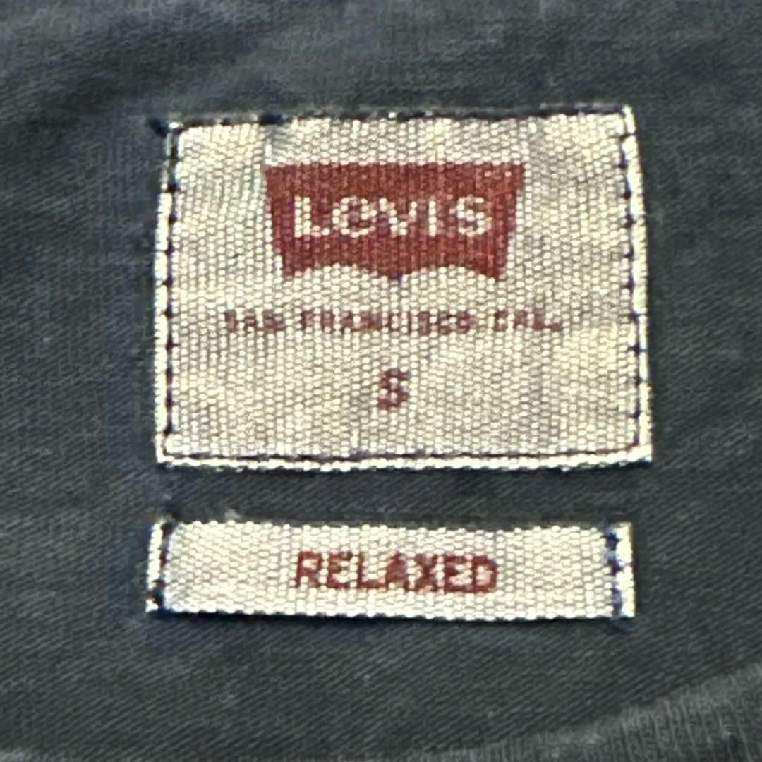 Levi's(リーバイス)のLevi's リーバイス 半袖Tシャツ ロゴタグ ネイビー US古着 v38 メンズのトップス(Tシャツ/カットソー(半袖/袖なし))の商品写真